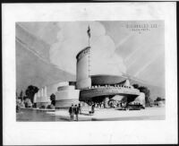 Academy Theatre, Inglewood, photograph of rendering