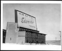 Drive-in theatre, Arcadia, screen, street view