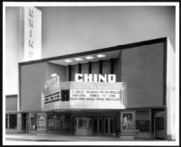 Chino Theatre, exterior, day