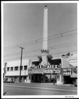 Alex Theatre, street elevation after remodel