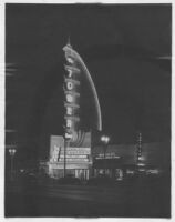 Tower Bowl, San Diego, exterior, night