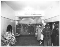 Steven's Clothing Store, interior, with shoppers