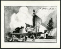 Helix Theatre, La Mesa, photograph of rendering