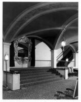 Fox Theatre, Long Beach, lobby stairway