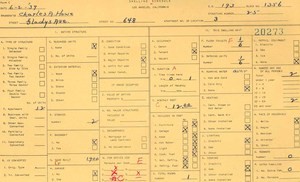 WPA household census for 648 GLADYS, Los Angeles