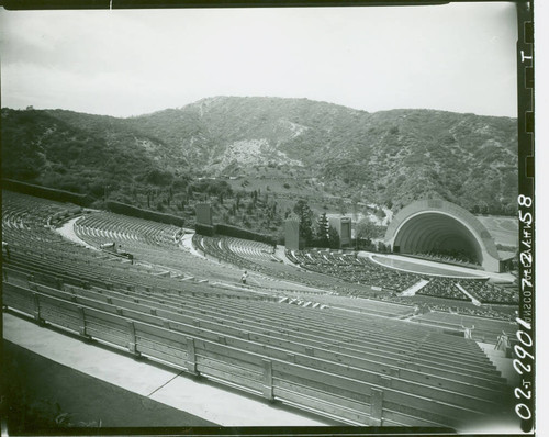 View of the Hollywood Bowl seating area
