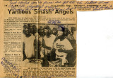 Article titled "Yankees Smash Angels"