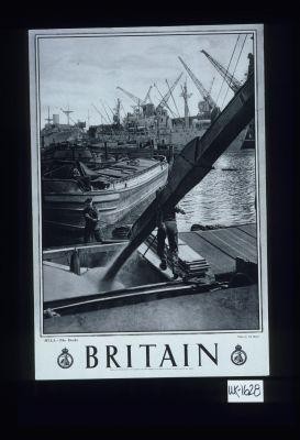 Hull - The Docks. Britain. Photograph by Val Doone. Printed in Great Britain for the Travel Association of the United Kingdom of Great Britain and Northern Ireland