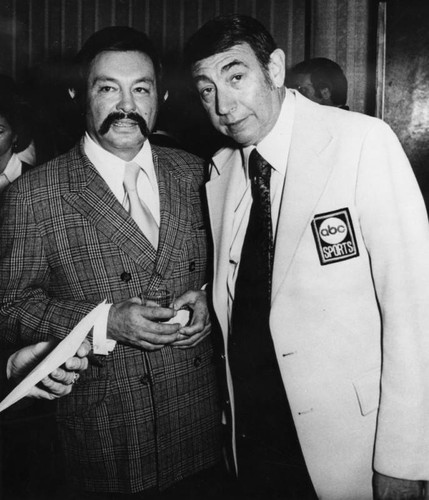 Pete Rodriguez and Howard Cosell