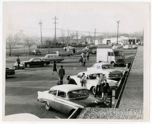 1970's parking lot