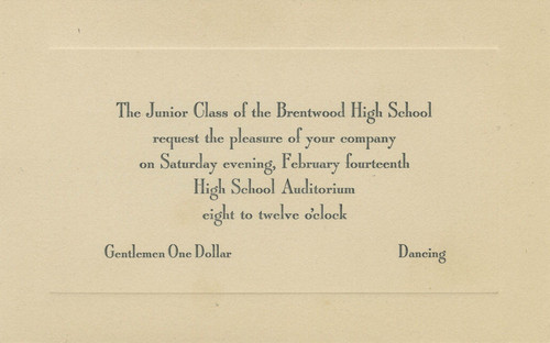 Junior Class Dance Ticket