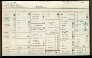 WPA household census for 1306 W 41ST PLACE, Los Angeles County