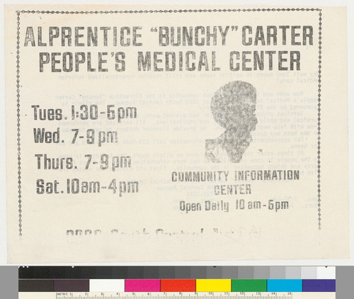 Alprentice "Bunchy" Carter People's Medical Center