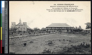 Mission buildings including the Cathedral and Bishop's palace, Brazzaville, Congo Republic, ca.1900-1930