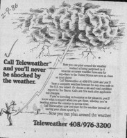 Call Teleweather and you'll never be shocked by the weather