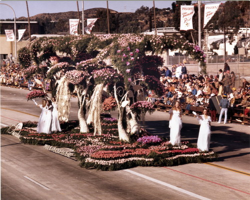 Pasadena Tournament of Roses Parade--Arcadia Float, 1976