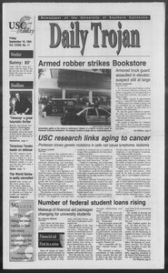 Daily Trojan, Vol. 123, No. 11, September 16, 1994