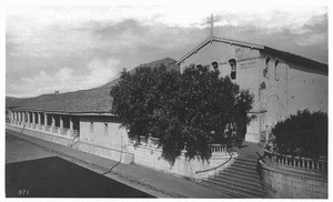 Main front of Mission San Luis Obispo de Tolosa, ca.1875-1880
