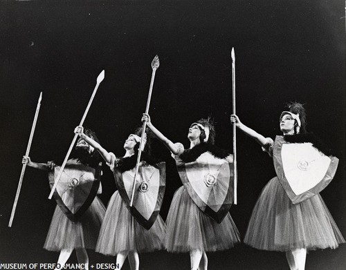 San Francisco Ballet dancers in Christensen's A Masque of Beauty and the Shepherd, circa 1954-1960?