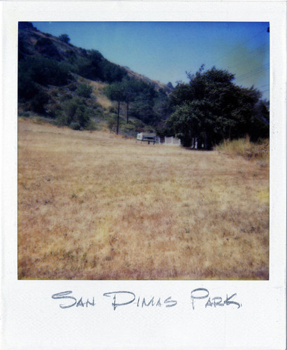 View of San Dimas Park hillside