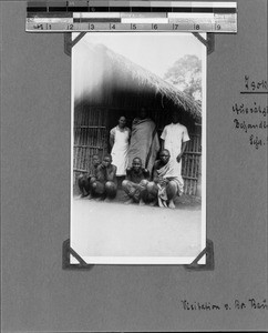 Else Schärf with lepers, Isoko, Tanzania, 1929