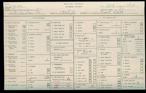 WPA household census for 1948 SANTEE, Los Angeles