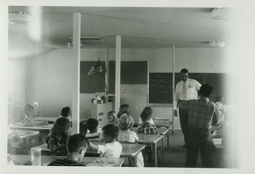 Class At Park Oaks temporary school