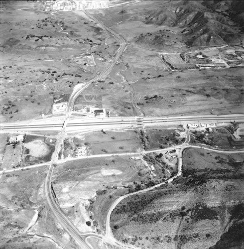 Along the 101 freeway, Kanan Road area, 1967