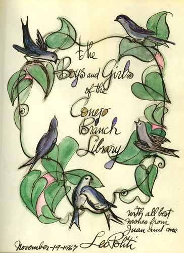 Song of the swallows [original artwork on flyleaf]