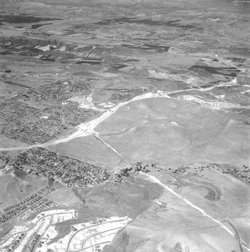 Construction of the 23 freeway