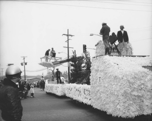 Toastmasters float, Conejo Valley Days Parade 1965