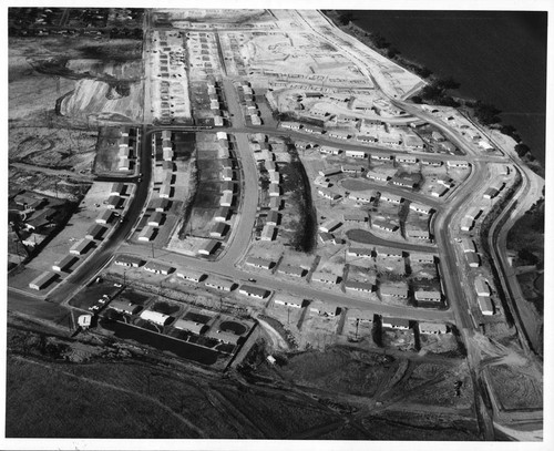 Aerial View of Eaton Square construction