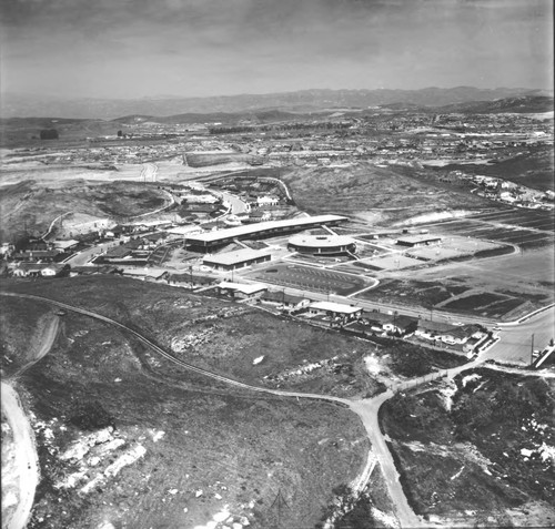 Redwood Middle School aerial, 1967