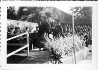 Shirley Orpha Smith's classmate during the 1947 graduation ceremony