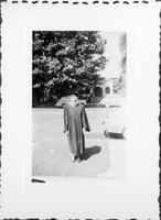 Shirley Orpha Smith wearing graduate regalia