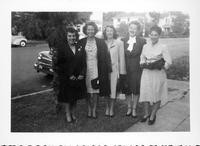 Shirley Orpha Smith and four friends