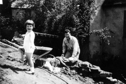 John Paul Stoakin and daughter, Nona