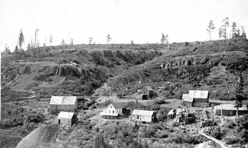 Buckeye, mining town on Sawpit Flat, Plumas County