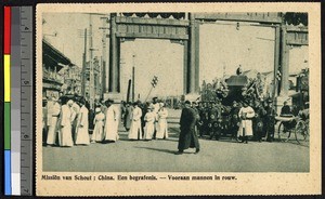 Funeral procession, China, ca.1920-1940