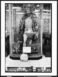 Statue of San Lazaro, Rincon de San Lazaro, 1190 East 4th Avenue, Hialeah, Florida, 2002