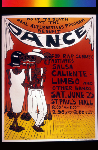 Do it to Death at the Real Alternatives Program Benefit Dance, Announcement Poster for