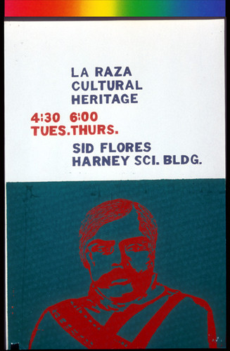 La Raza Cultural Heritage, Announcement Poster for