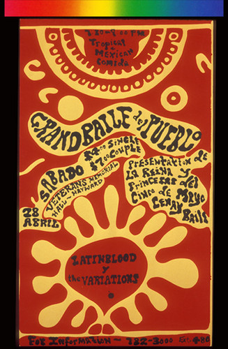 Gran Baile del Pueblo, Announcement Poster for