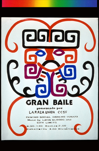 Gran Baile, Announcement Poster for