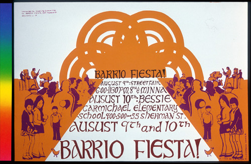 Barrio Fiesta, Announcement Poster for