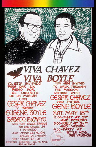 Viva Chavez Viva Boyle, Announcement Poster for