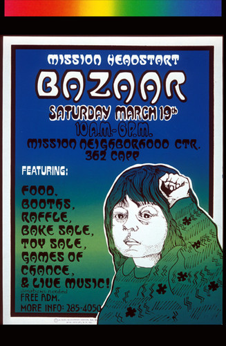 Mission Headstart Bazaar, Announcement Poster for