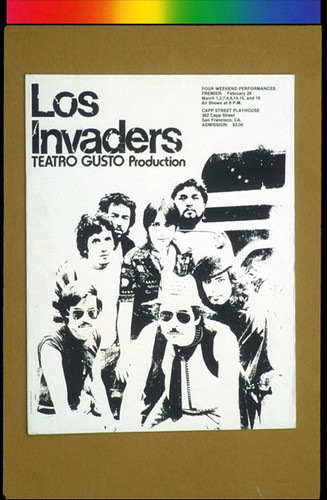 Los Invaders, Announcement Poster for