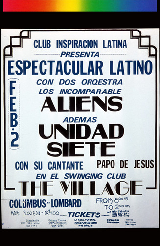 Espectacular Latino, Announcement Poster for