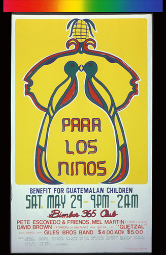 Para los Niños, Announcement Poster for